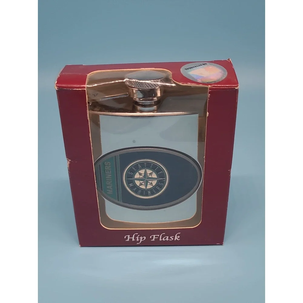 Seattle Mariners Stainless Steel Hip Flask